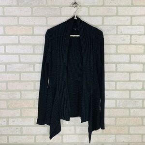 Eileen Fisher Ribbed Open Front Cardigan S…